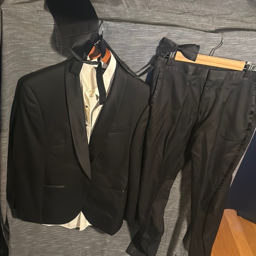 Hugo Boss Black Tuxedo with Satin Lapels